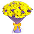 Bouquet Счастливая история: Хризантемы и статица